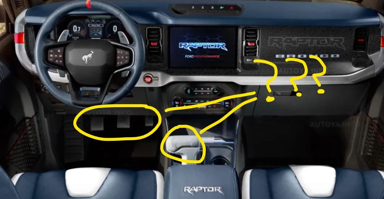 Ford Bronco BRONCO RAPTOR - INTERIOR Renderings (best guess) 3333