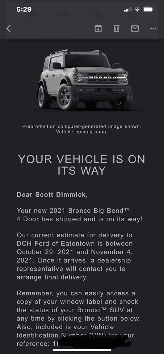 Ford Bronco *** DIRT MOUNTAIN Broncos - Built, Shipped, Delivered Tracker*** 1633133744495