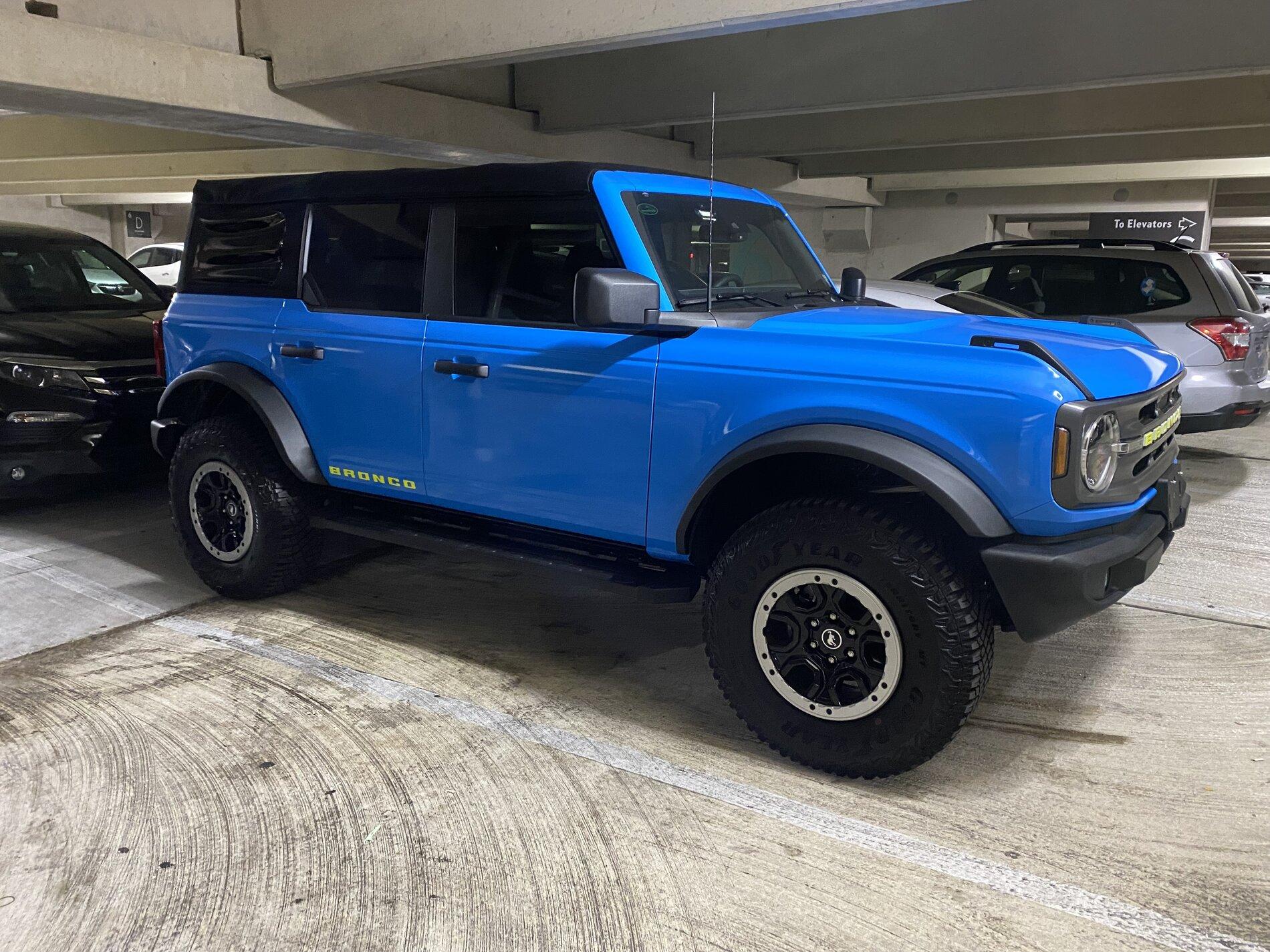 Ford Bronco Bronco spotted being painted grabber blue!!! 030DB89A-C168-4406-8315-847863480FB1