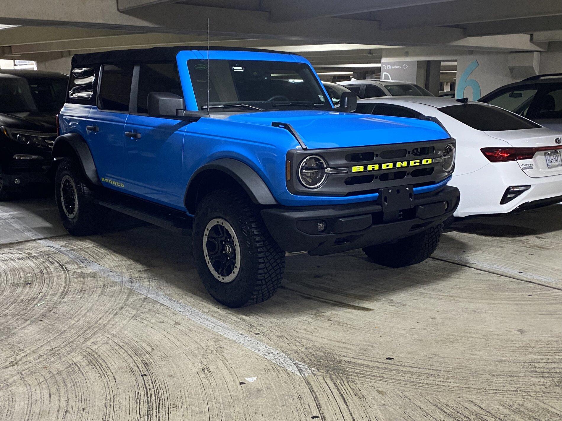 Ford Bronco Bronco spotted being painted grabber blue!!! BA411966-A6A3-4E43-BFBF-875C1499A75C