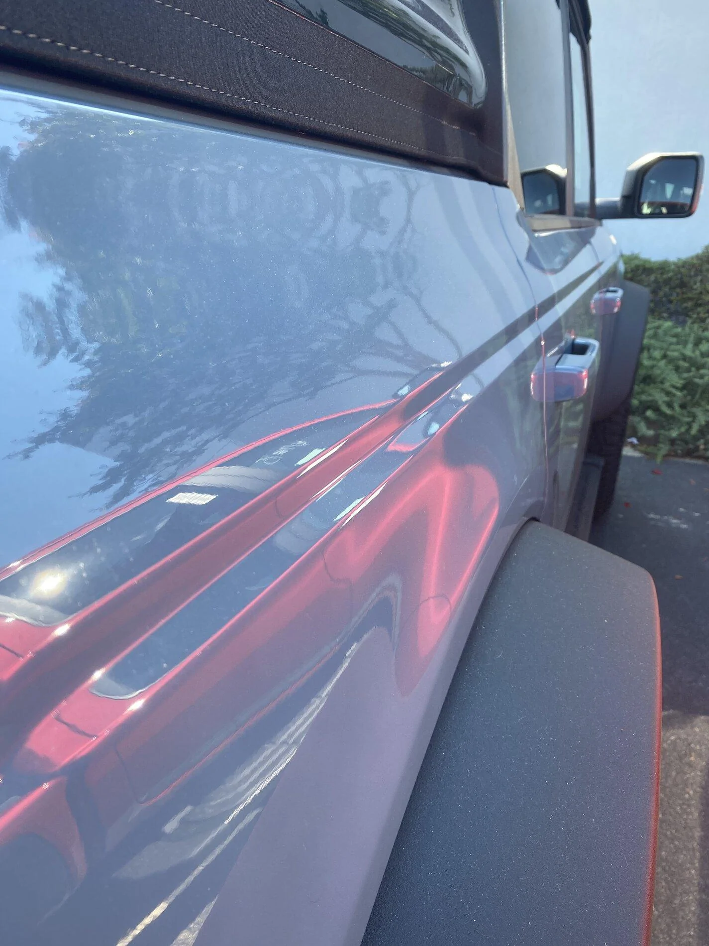 Ford Bronco My Bronco arrived damaged. It tried to buck its way out of the train transport last week. 😖 22532311-5F44-458F-AD55-D8428CAD70CB