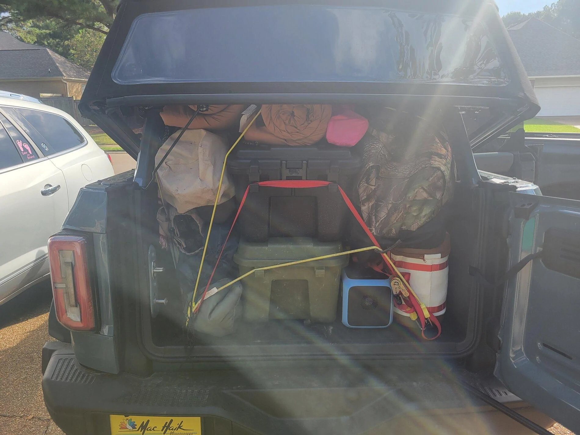 Ford Bronco Camping Cargo Test Run 20211001_093601
