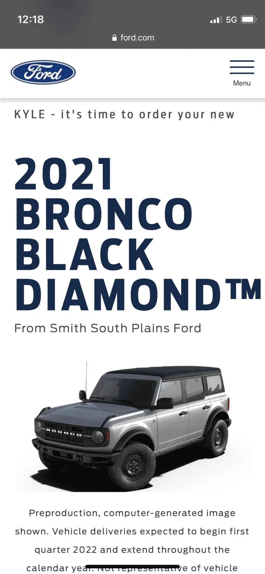 Ford Bronco Time to reorder 2021 Bronco 13568BD8-7E36-4EDE-BBAB-91A5AE77506A