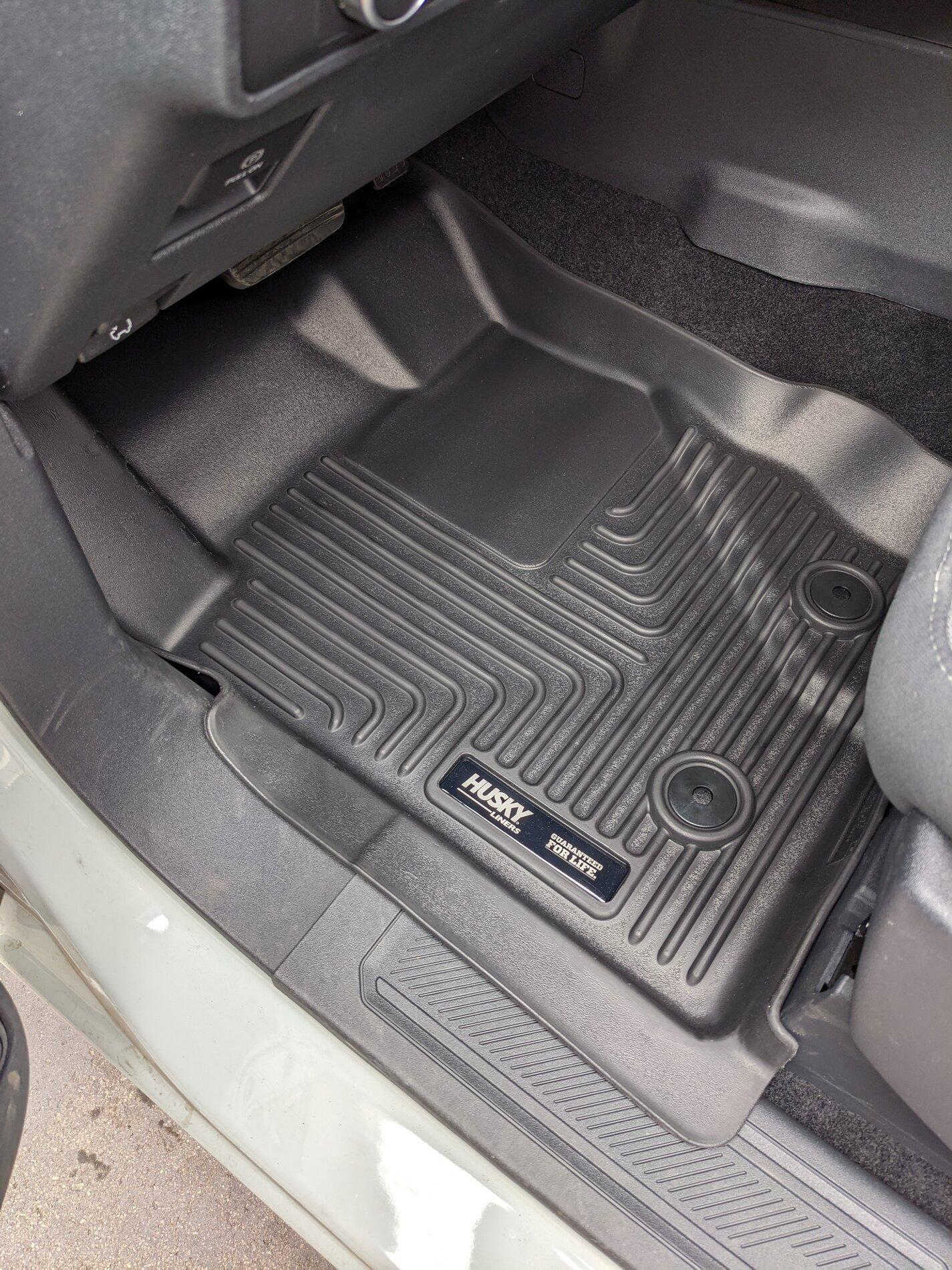Ford Bronco Husky Weatherbeater liners installed (with pics) PXL_20211004_195114846