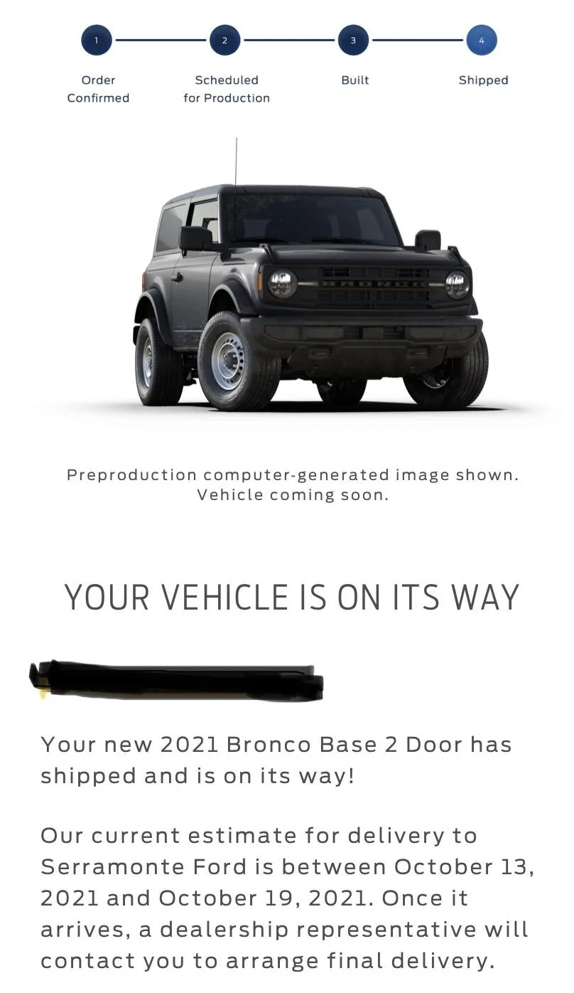 Ford Bronco Base Model Bronco Thread BroncoOctober