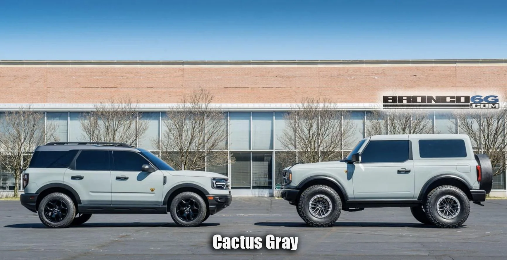 Ford Bronco First Look: 2021 Bronco Antimatter Blue and Iconic Silver + 2 Door Cactus Gray 2021 Bronco 2 Door Cactus Gray