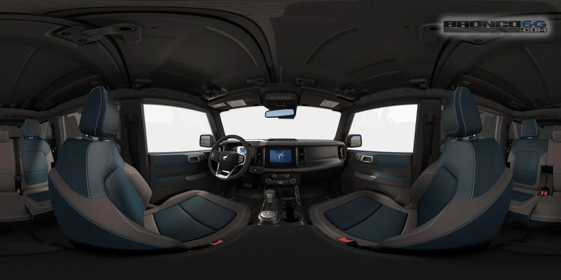 Ford Bronco First Edition Navy Interior - Love it or hate it? 2021 Bronco Interior1-2
