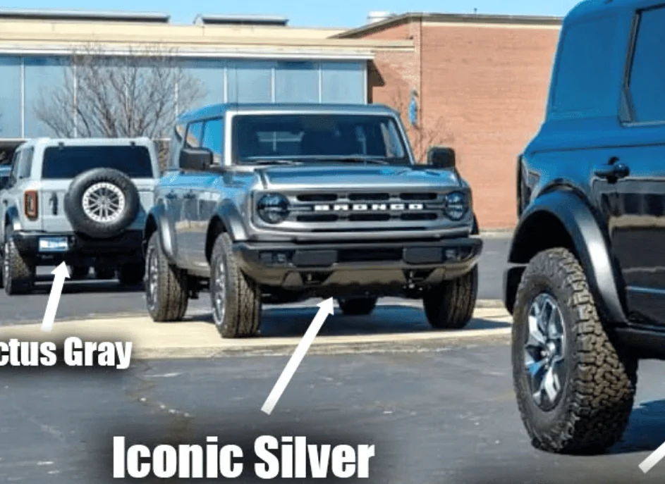 Ford Bronco Iconic Silver Paint Thread IC2