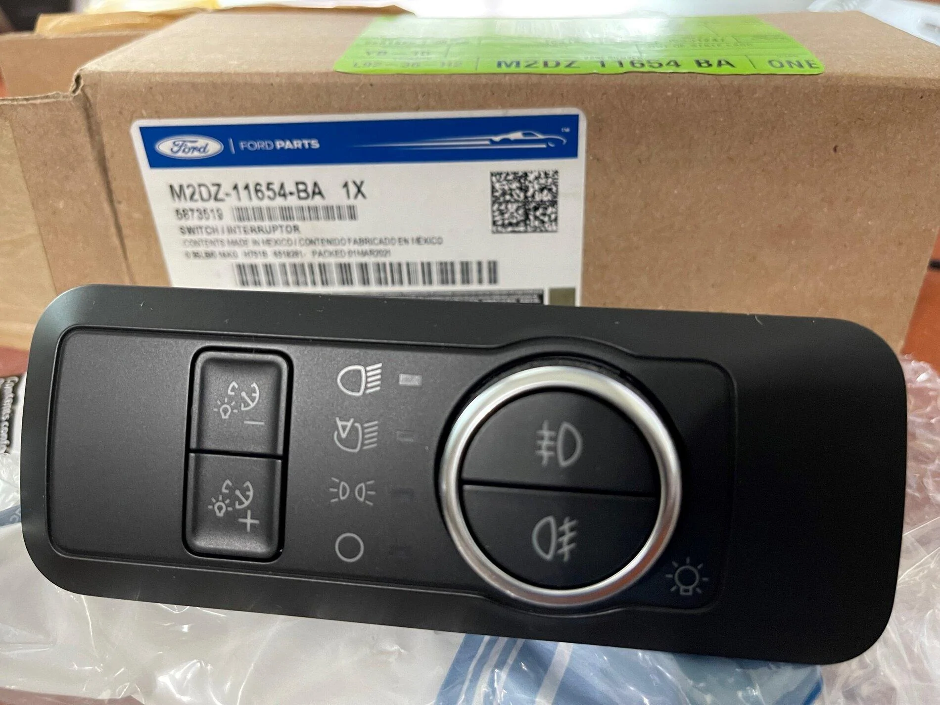 Ford Bronco Factory Fog Light Switch B