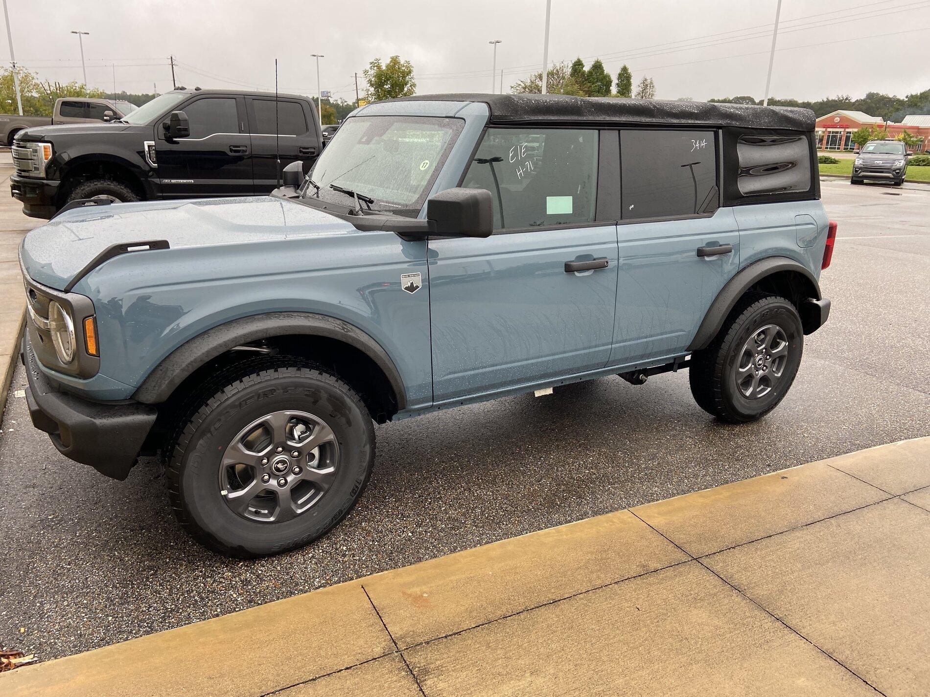 Ford Bronco Test Drove 4 Dr Big Bend (Non-Sas) 981309A3-68FC-4E69-8E2C-24D4B6E908A3