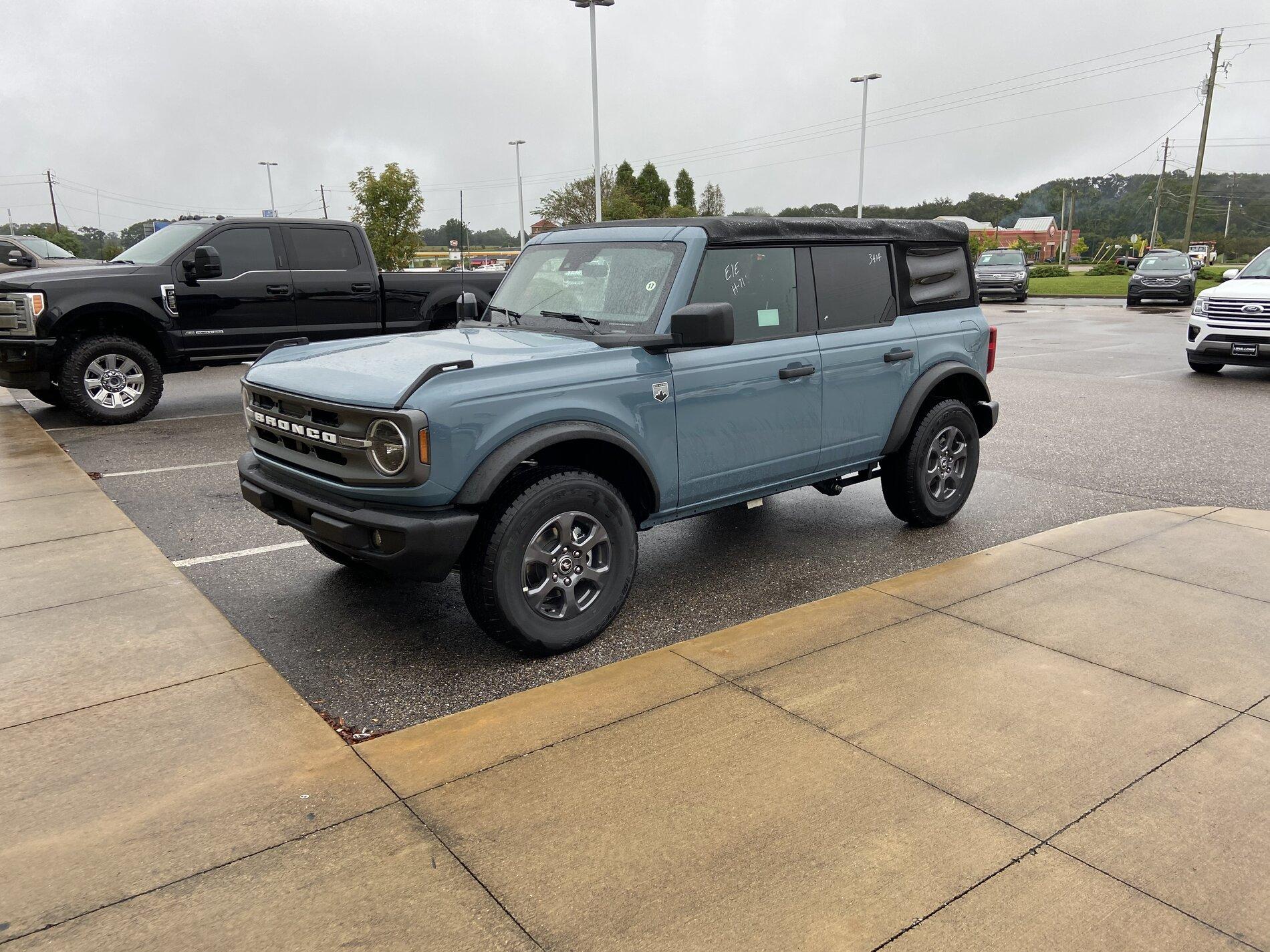Ford Bronco Test Drove 4 Dr Big Bend (Non-Sas) 308C66D8-5B3C-4A54-9159-0EFEAA3A3731