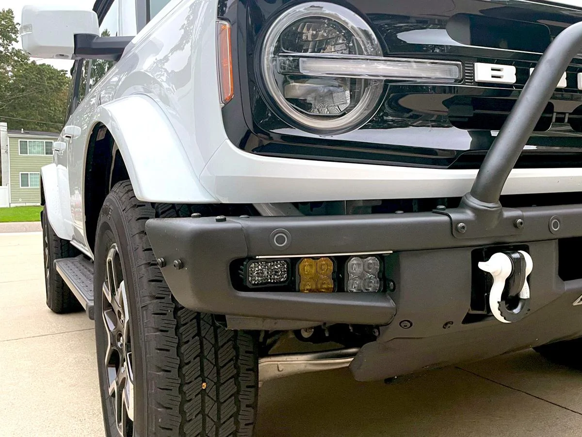 Ford Bronco Coming Soon... License Plate Relocation Bracket Diode Dynamics 2