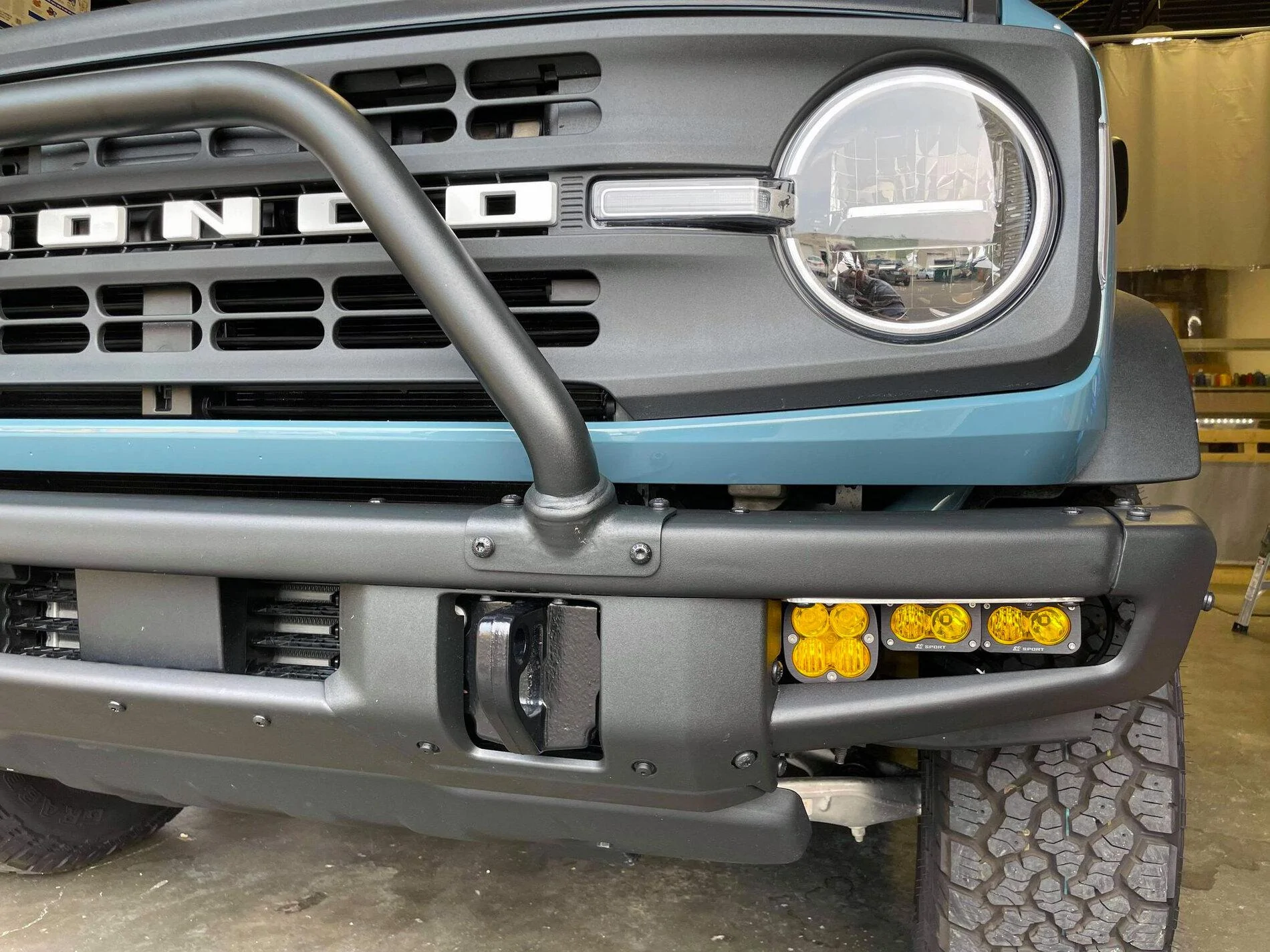 Ford Bronco Coming Soon... License Plate Relocation Bracket Lights3