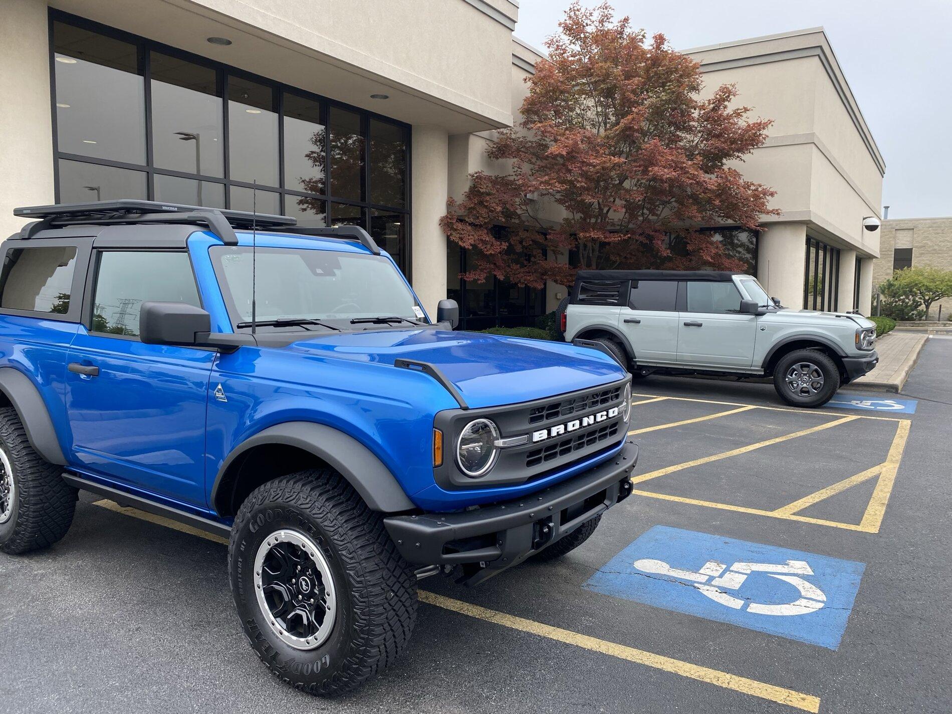 Ford Bronco Bronco's at local dealer IMG_1759.JPEG
