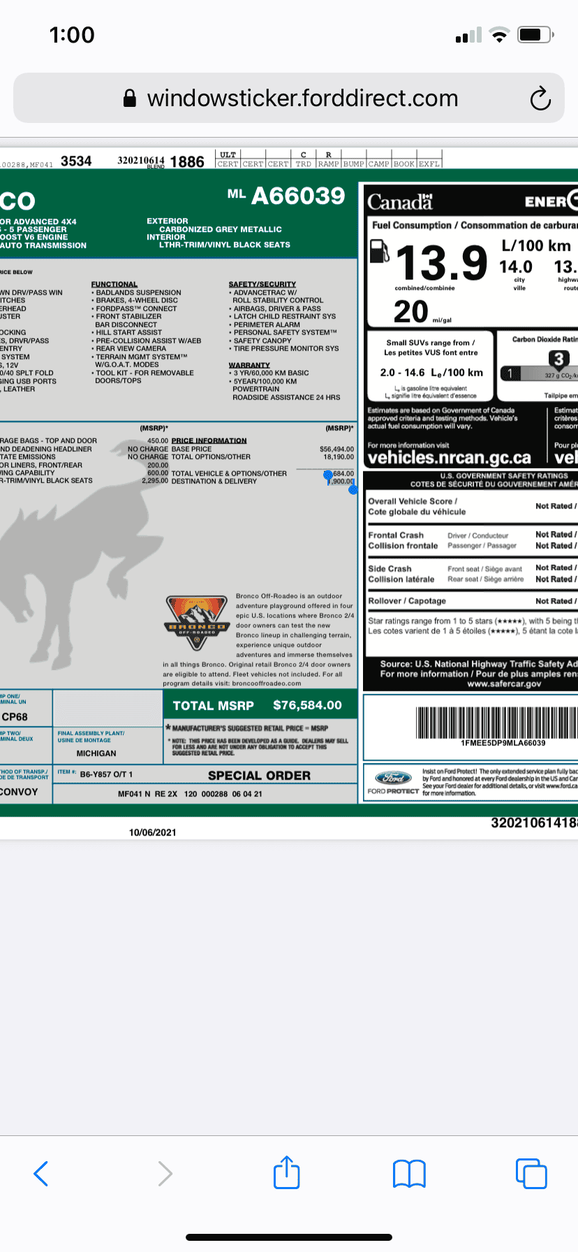 Ford Bronco *** DIRT MOUNTAIN Broncos - Built, Shipped, Delivered Tracker*** D1461DEA-C5EE-42E2-BAE4-35A93F2BABE3