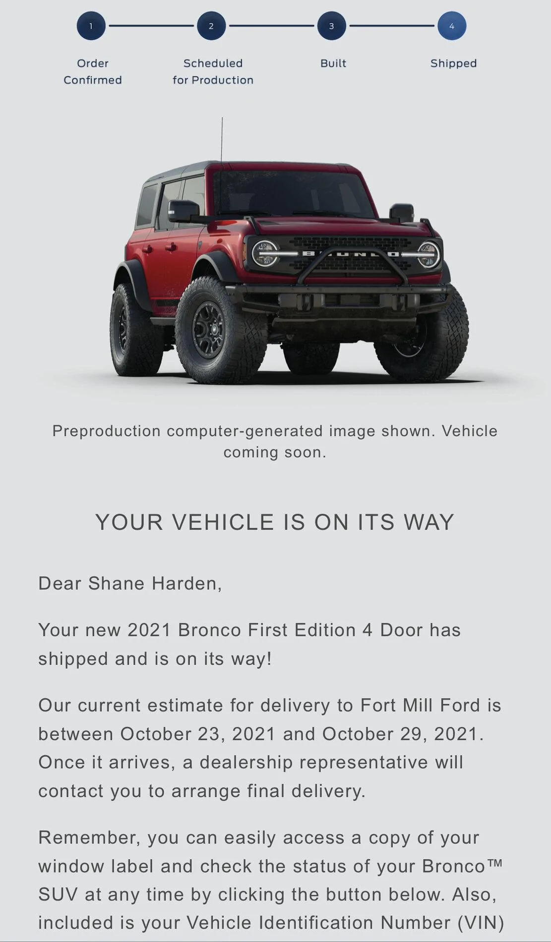 Ford Bronco *** DIRT MOUNTAIN Broncos - Built, Shipped, Delivered Tracker*** 530A73D4-53EC-4885-B553-B22750D7291C