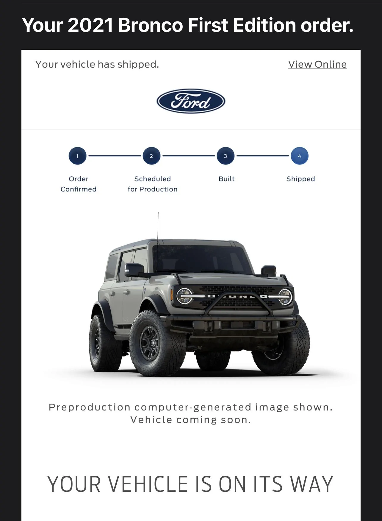 Ford Bronco *** DIRT MOUNTAIN Broncos - Built, Shipped, Delivered Tracker*** 2B0BD94F-CBAE-4D9A-8460-60F5026E039C