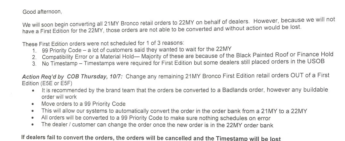 Ford Bronco Possible remaining First Edition Bronco orders being canceled by Ford if not changed to non-FE trim [updated with official email] fe8f8321-6d43-4a91-b725-ca48fa4109bd-jpeg