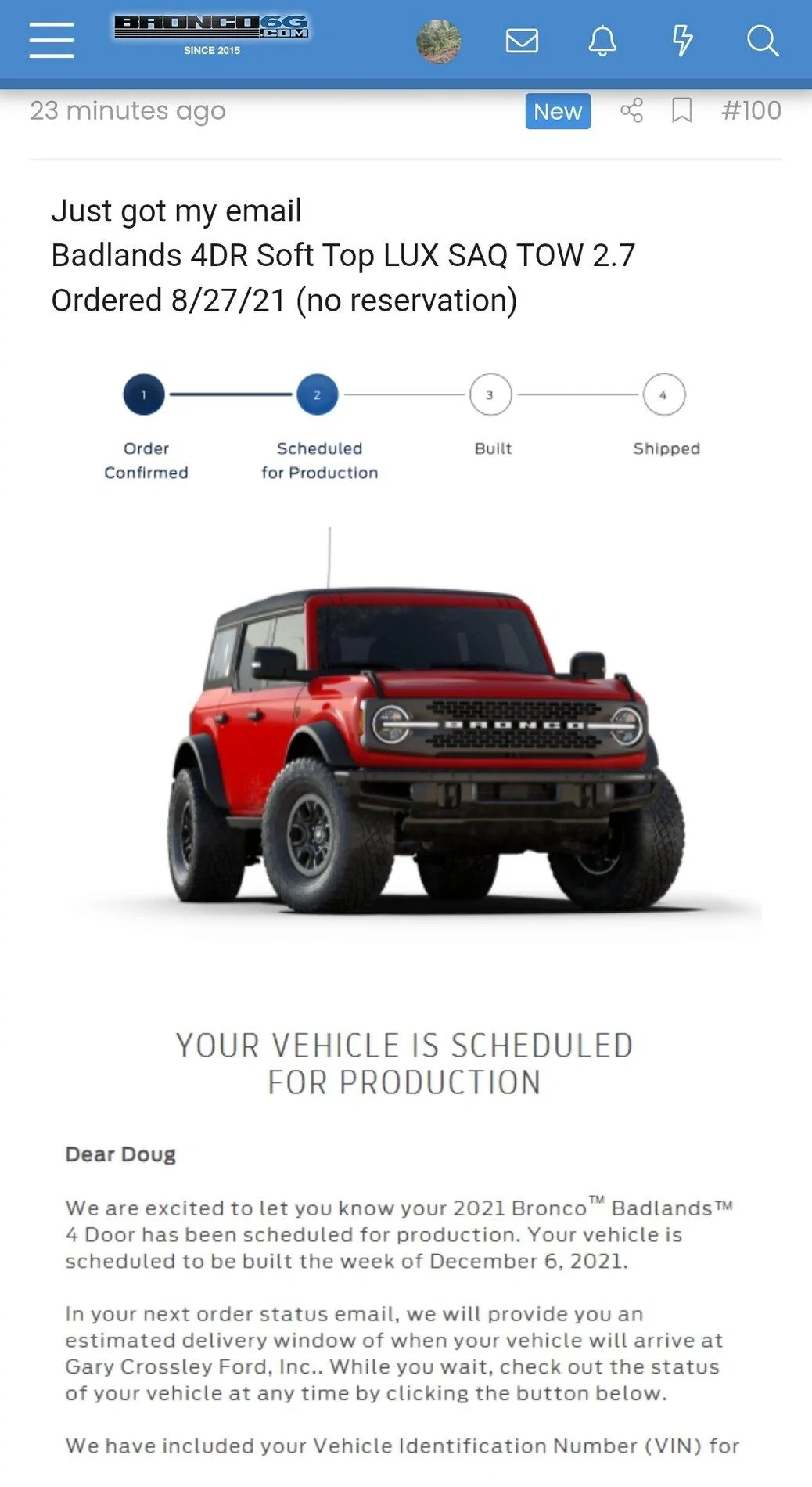 Ford Bronco 📊 2022 Bronco Allocations Formula Per Dealer Screenshot_20210930-151252_Chrom