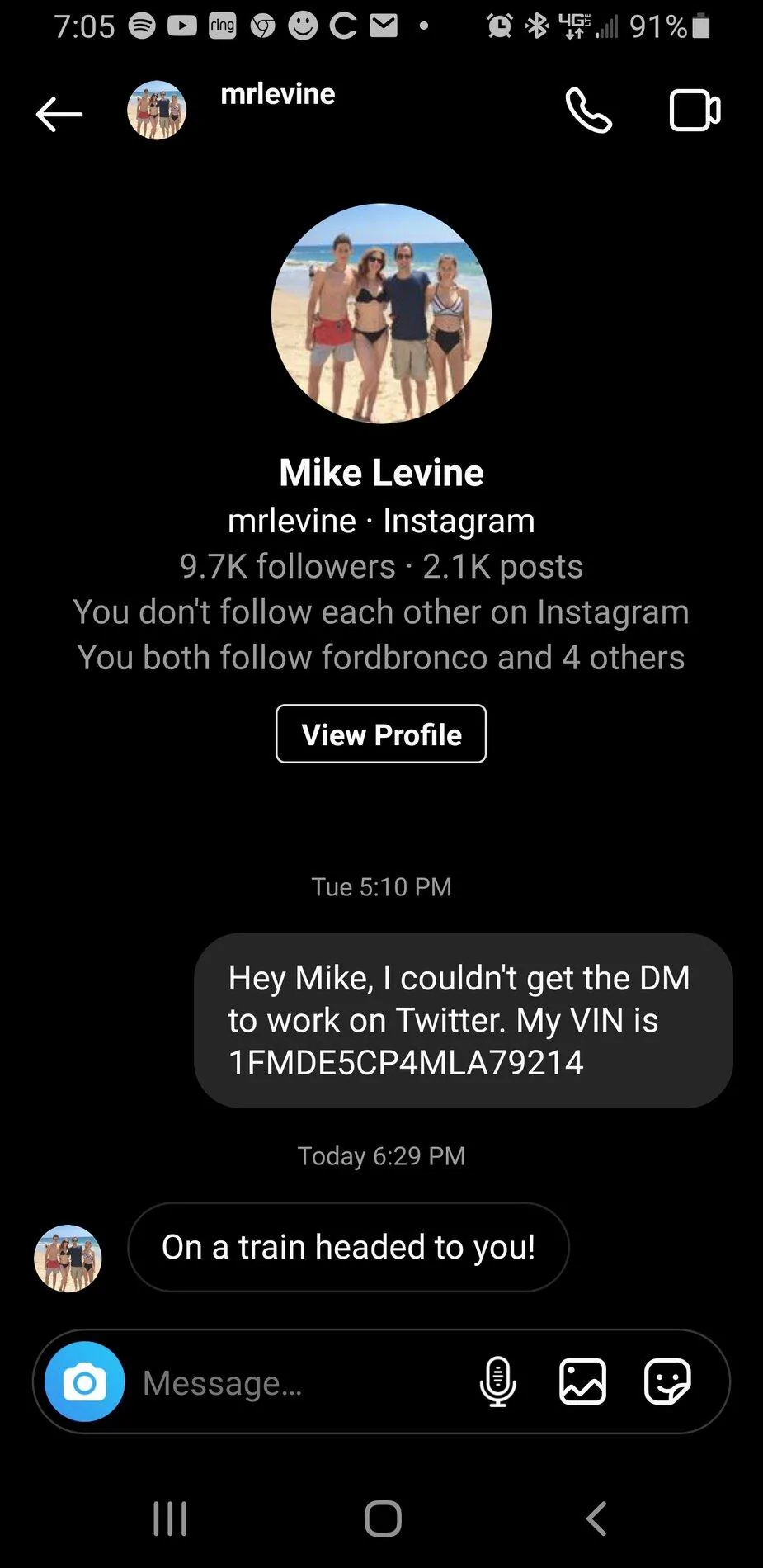 Ford Bronco 6/30 blend dates Screenshot_20211007-190533_Instagram