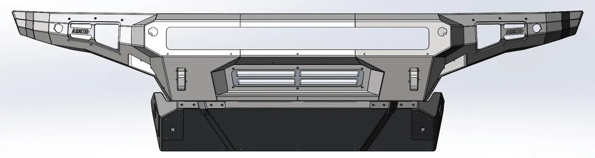 Ford Bronco Addictive Desert Designs (ADD): Stealth Fighter Bumper for 2021+ Bronco 1633710177372