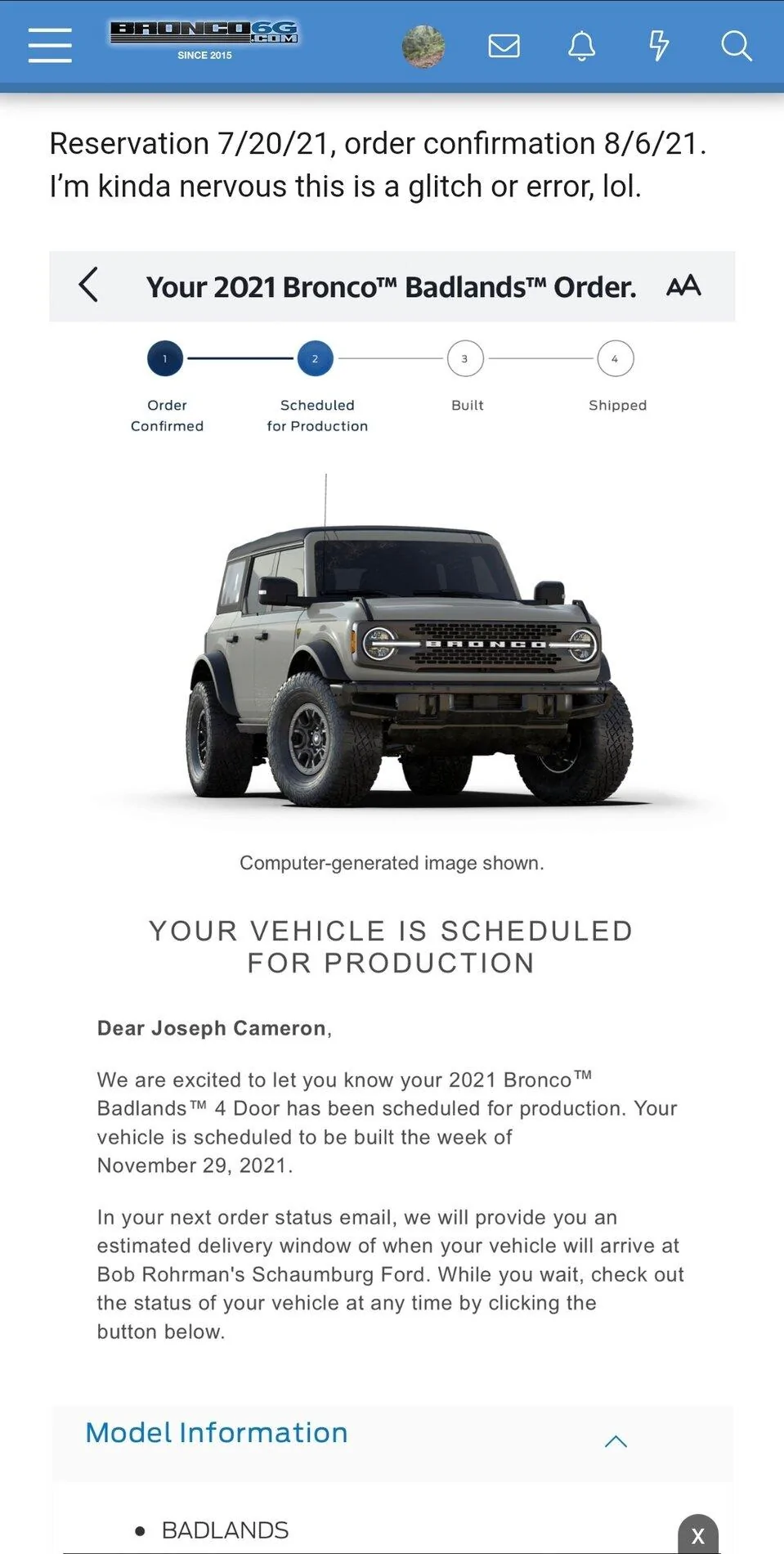 Ford Bronco #ReservationsoverAllocations Screenshot_20210930-222805_Chrom