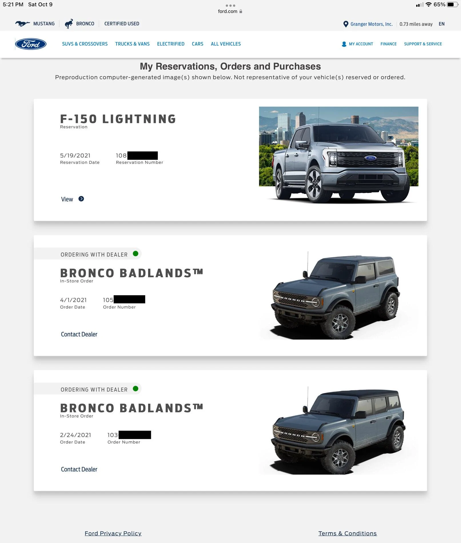 Ford Bronco Twitter exchange ongoing with @mrlevine A2ED3646-AAC0-46F0-BD2D-A96D06577538