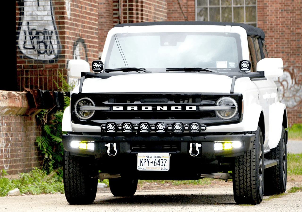 Ford Bronco Front license mounting location alternatives needed 1633828356775