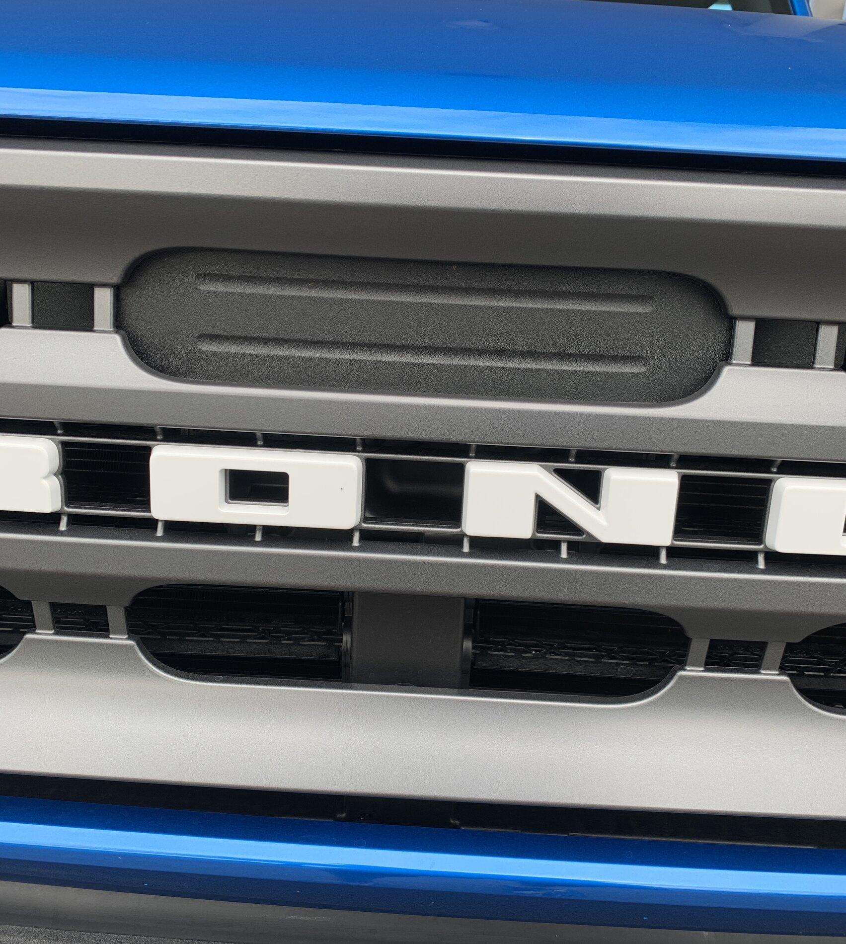 Ford Bronco Anyone swap grill yet? Front