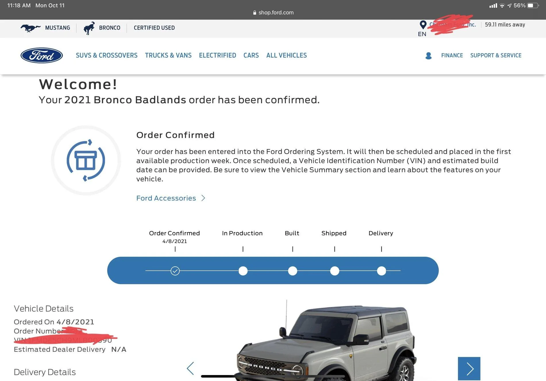 Ford Bronco Production date pulled forward? 154D45B2-721B-412D-927E-73A4AF6471A2