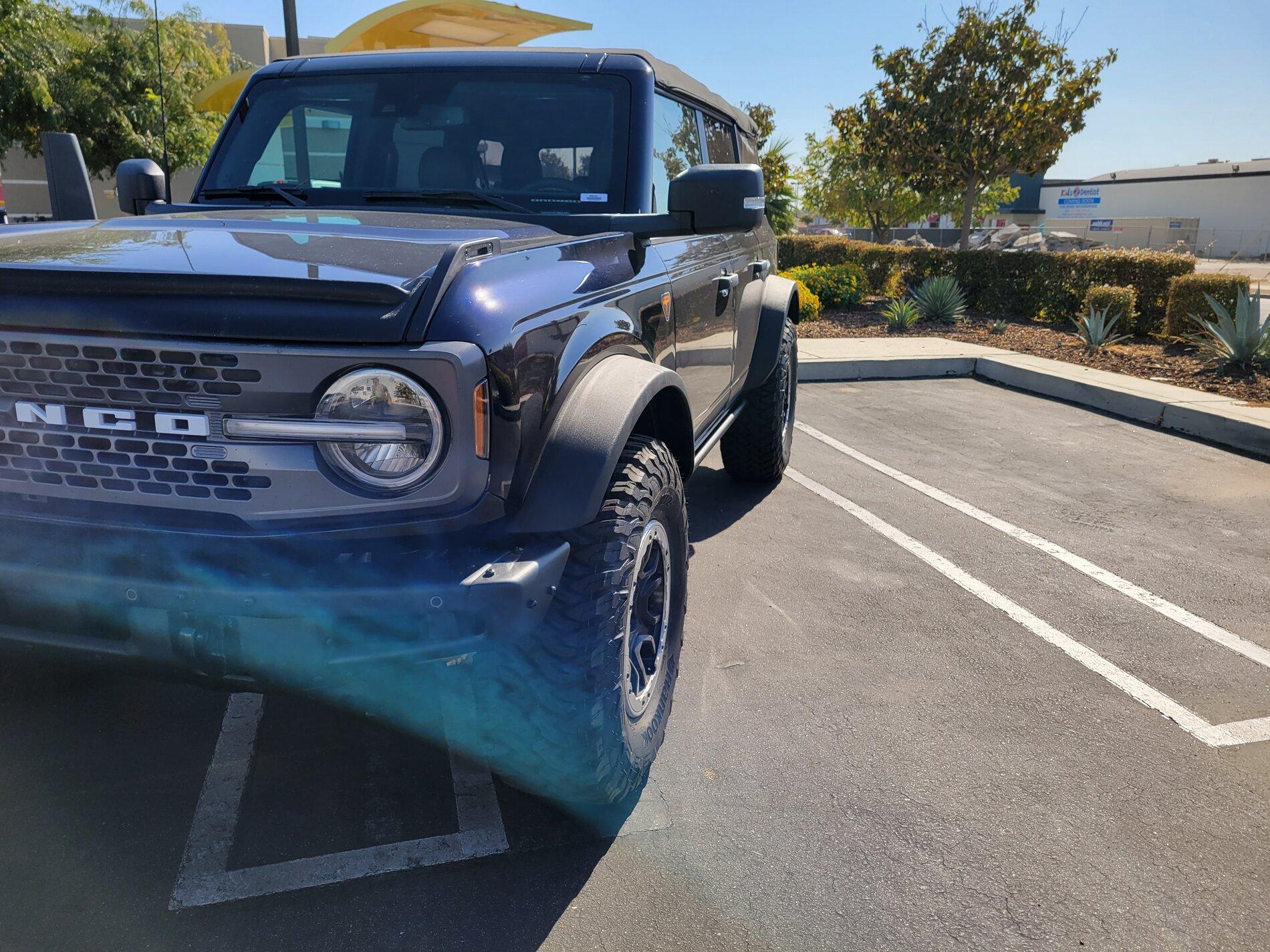 Ford Bronco Inaugural trip with some side adventures Flares3