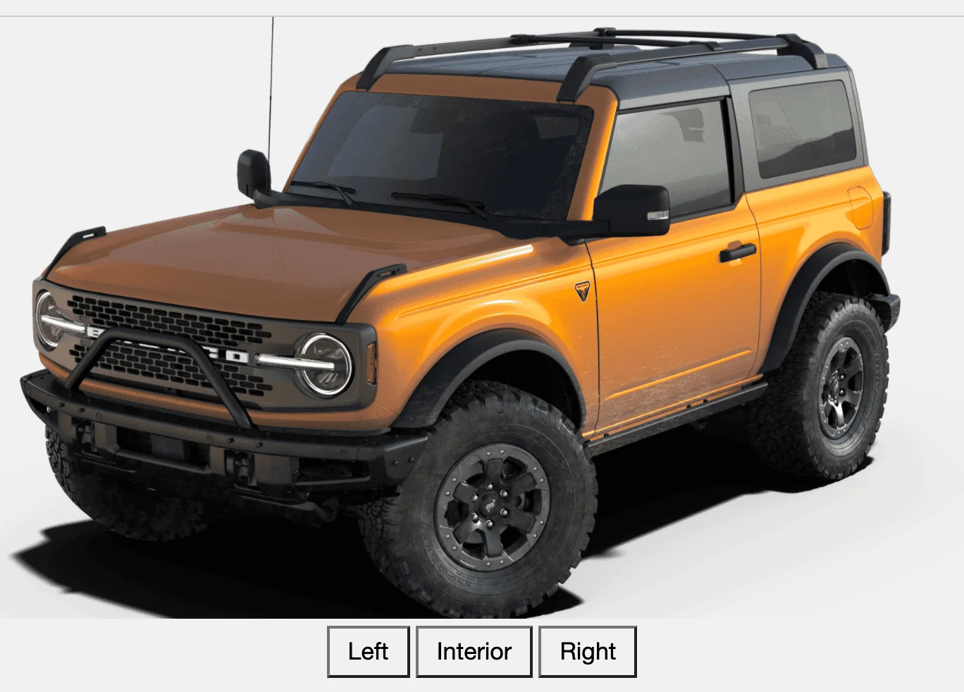 Ford Bronco Bronco Team 2 door. Capture d’écran, le 2021-10-12 à 11.30.34