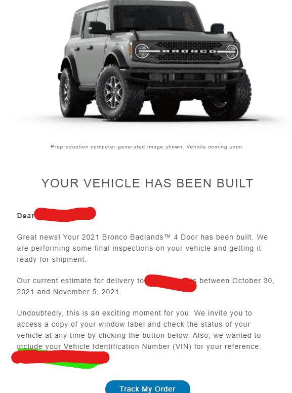 Ford Bronco *** DIRT MOUNTAIN Broncos - Built, Shipped, Delivered Tracker*** 1634053741164