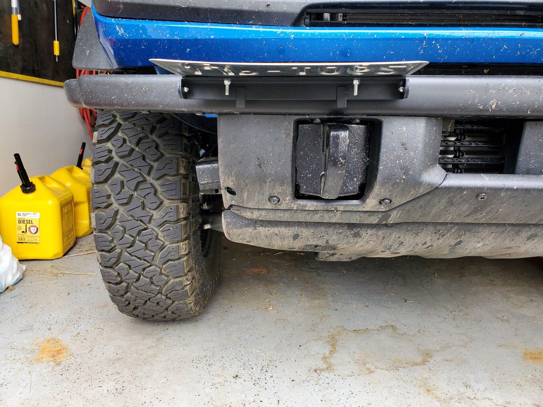 Ford Bronco Front license plate mount options? 20210920_113734