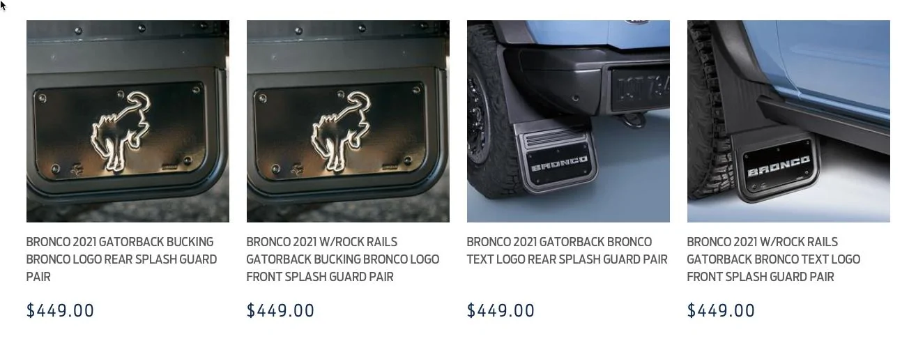 Ford Bronco 🐊 Gatorback Mudflaps received 🐊 2021-10-13_11-19-08