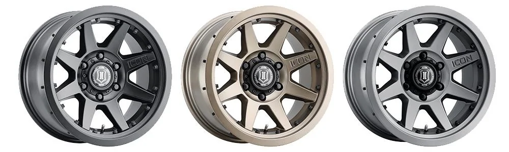 Ford Bronco ICON Alloys - Current List of Bronco Compatible Wheels Colors-REBOUND-PRO