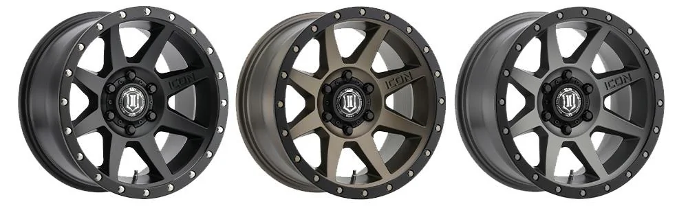 Ford Bronco ICON Alloys - Current List of Bronco Compatible Wheels Colors-RBOUND