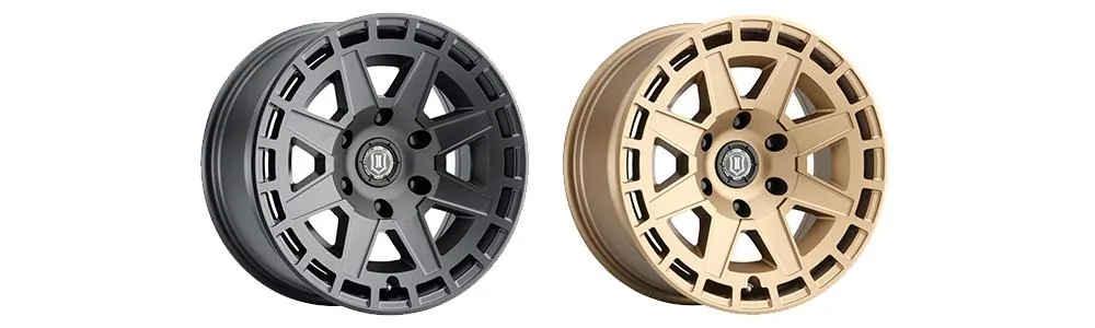 Ford Bronco ICON Alloys - Current List of Bronco Compatible Wheels Colors-COMPASS