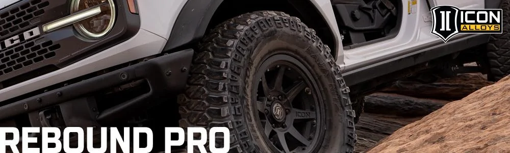 Ford Bronco ICON Alloys - Current List of Bronco Compatible Wheels REBOUND-PRO-on-Bronco