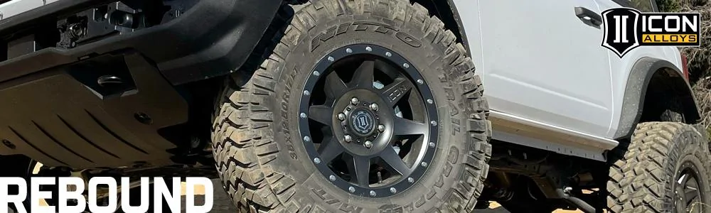 Ford Bronco ICON Alloys - Current List of Bronco Compatible Wheels REBOUND-on-Bronco