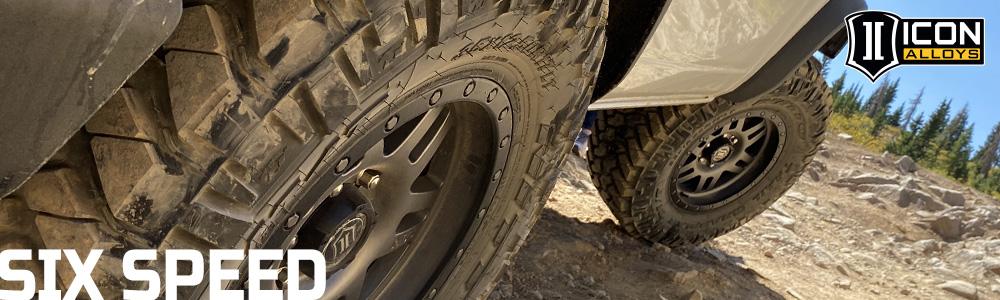 Ford Bronco ICON Alloys - Current List of Bronco Compatible Wheels SIX-SPEED-on-Bronco