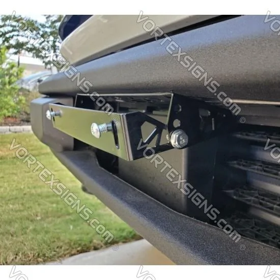 Ford Bronco Found another front plate mount solution broncoplatebracket12-550x550