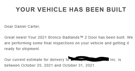 Ford Bronco *** DIRT MOUNTAIN Broncos - Built, Shipped, Delivered Tracker*** 1634229159455