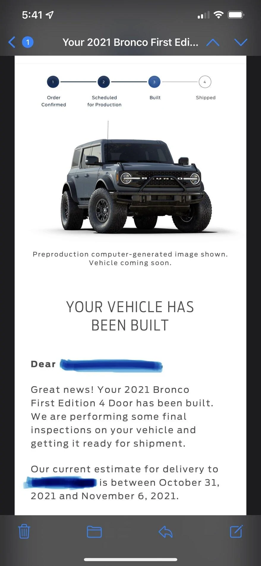 Ford Bronco My FE, finally! AEA6E0B8-D7AE-4BB9-B79D-EED793376609