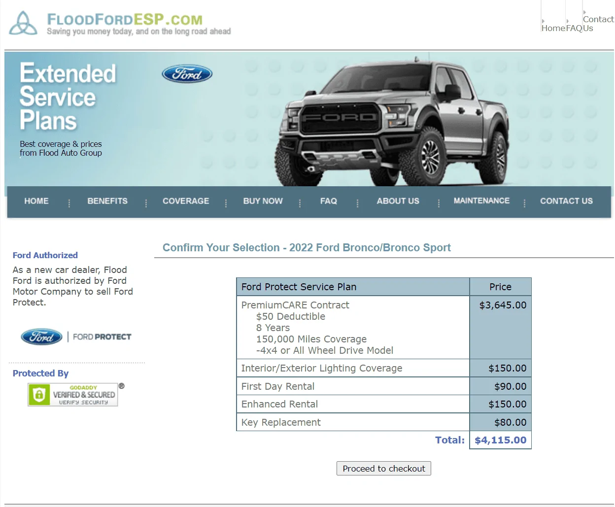 Ford Bronco Ford ESP - Anderson & Koch Ford 1634095144729