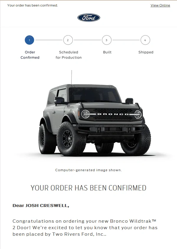 Bronco order confirmation.PNG