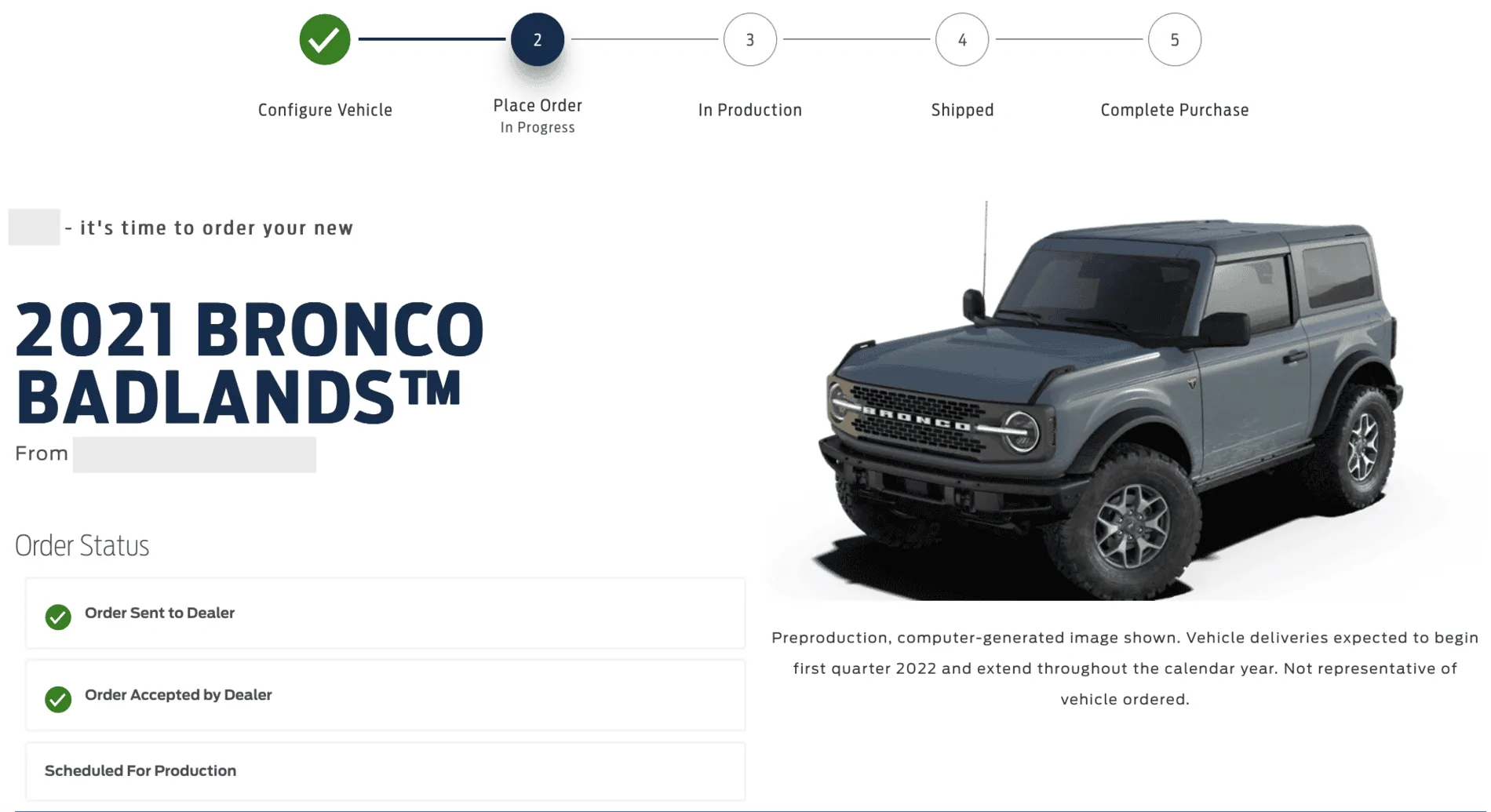 Ford Bronco 2022 Orders Screen Shot 2021-10-15 at 10.00.07 AM