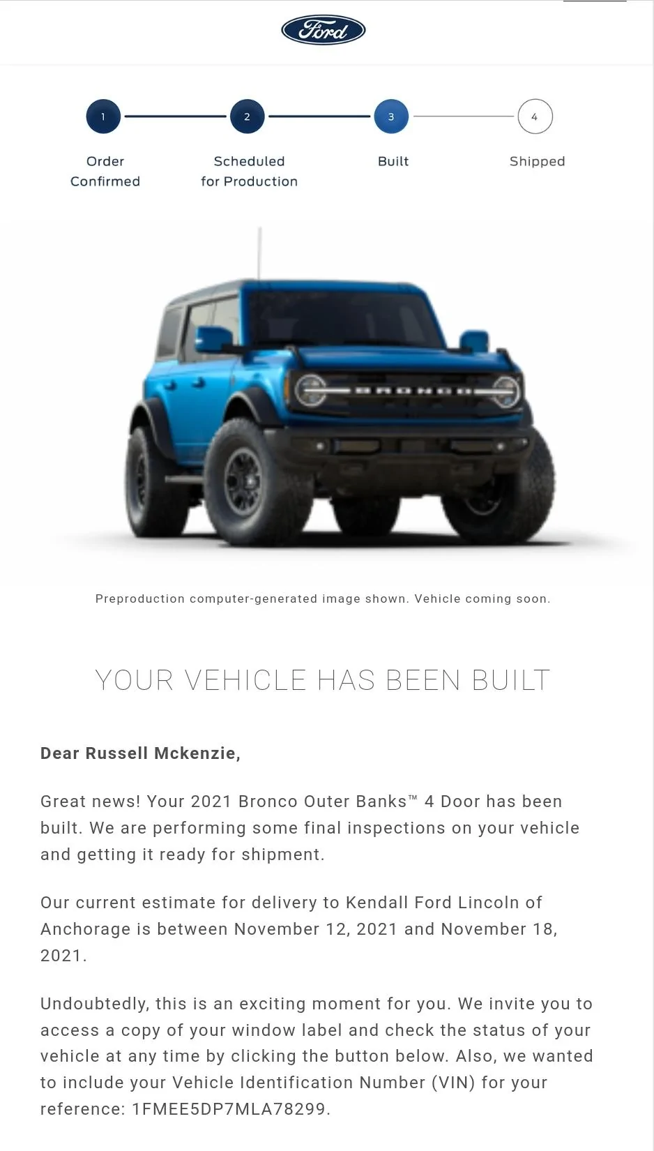 Ford Bronco Who's a 7/19 build? Screenshot_20211015-061505_Email