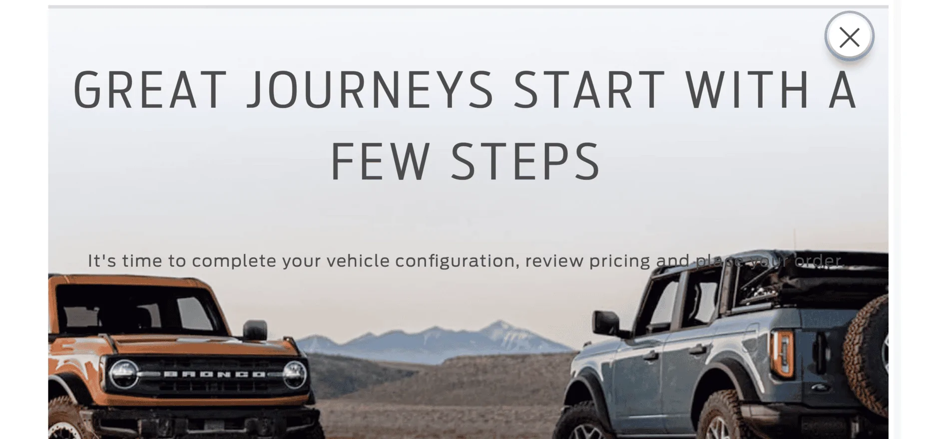 Ford Bronco Non-Converted Reservation Online Ordering C02BFD33-0724-4E56-B988-6CE1F52F702B