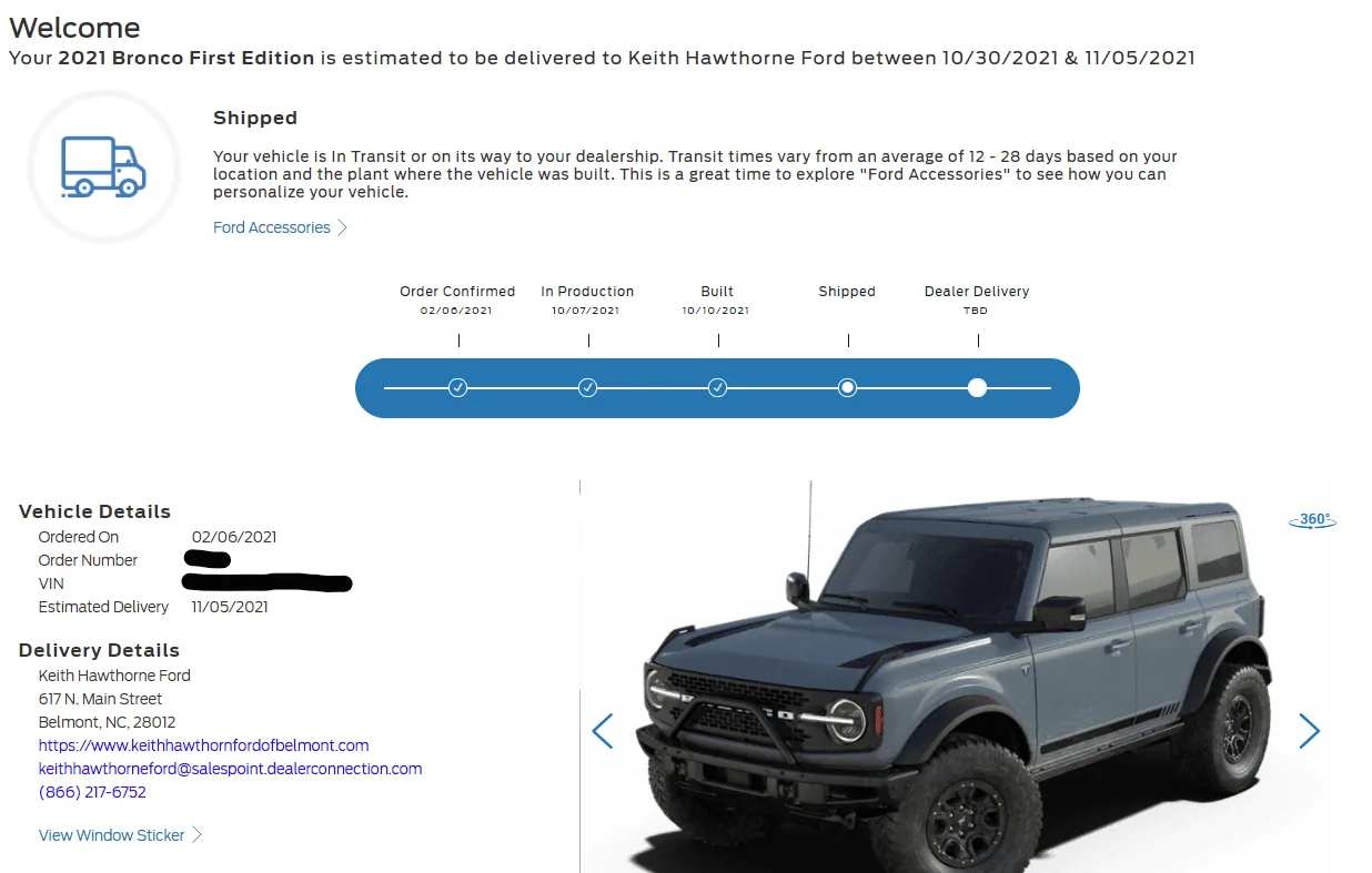 Ford Bronco *** DIRT MOUNTAIN Broncos - Built, Shipped, Delivered Tracker*** 1634317429350